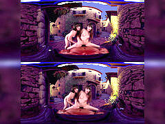 EvilEyeVR - A astonished Menage a Trois with Alison Rey and L