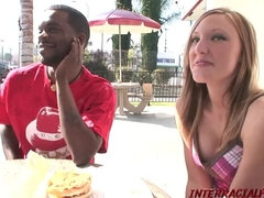 18 ans, Noire, Tir de sperme, Queue, Hd, Monstre, Suçant, Adolescente