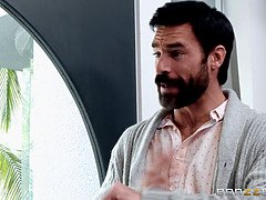 デカチン, デカパイ, フェラチオ, 顔射, なめる, オナニー, オマンコ, 驚き