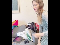 舞台裏, イギリス人, 彼女, ギリシア人, パンティ, 小柄, ティーン, スカートのぞき