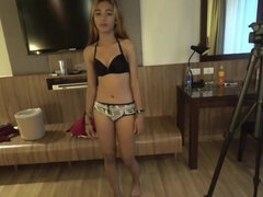 Leie, Asiatisch, Besamung, Hundestellung, Hd, Zierlich, Rasiert, Thai