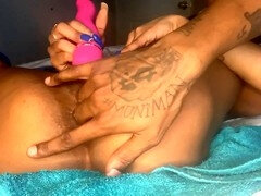 Black couple, sex toy, black