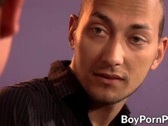 Handsome daddy fucked in ass after sucking twinks big dick