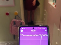 Francés, Público, Coño, Maestra, Adolescente, Juguetes, Vibrador, Mojado