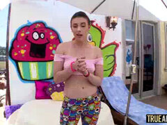 Anal, Cul, Sucer une bite, Béant, Seins naturels, Serré