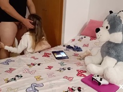 Stepdad Caught Jerking Off to My Pics - Naughty Stepdaughter Takes Control