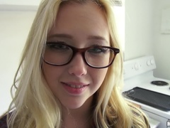 Blonde Amateur Spied on by Webcam