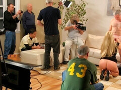 デカ尻, デカチン, デカパイ, ブロンド, フェラチオ, 茶髪の, バック, 淫乱熟女