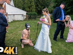 結婚, チェコ, ドレス, フェティッシュ, Hd, オマンコ, 剃毛, 結婚式