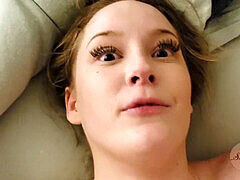 Stepbrother drills step sister during yoga session - Massive anal creampie in full video