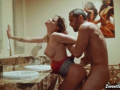 デカパイ, ブロンド, フェラチオ, 巨乳な, イマラチオ, ポルノスター, オッパイの, 妻