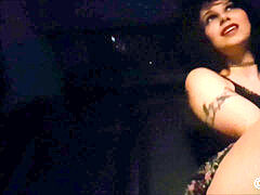 Auto, Flashing, Masturbatie, Buiten, Openbaar, Alleen