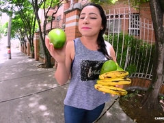 Cul, Sucer une bite, Hard, Hd, Interracial, Fille latino, Chatte, Nénés