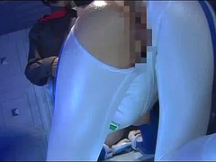 Aziatisch, Blond, Pijpbeurt, Sperma, Handbeurt, Japaans, Masseren, Masturbatie