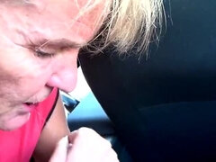 フェラチオ, 車, 顔射, Hd, 淫乱熟女, ヌード, フェラする, 三人