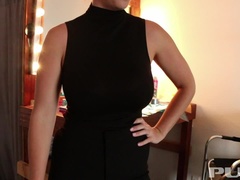 Culo grande, Tetas grandes, Morena, Tetona, Lencería, Masturbación, Calientapollas