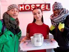 Leie, Schlafzimmer, Hundestellung, Riesig, Interrassisch, Ablutschen, Jungendliche (18+), Titten