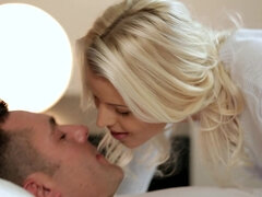 Blond, Pijpbeurt, Sperma in gezicht, Voeten fetish