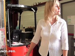 素人, イく瞬間, 人形, エロティック, 女, 母, 怪物, 公共