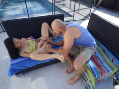 アメリカ人, 茶髪の, バック, 顔射, 自然山雀, ハメ撮り, タトゥー, オッパイの