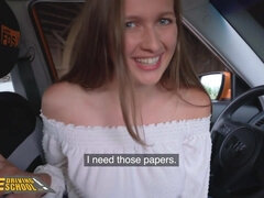 Faux Driving College Stacey Cruz Gets Romped by her Driving Lecturer
