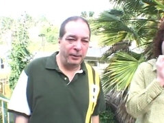 フェラチオ, エクストリーム, 挿入, 淫乱熟女, 赤毛, 剃毛, 三人, ヤリマンの