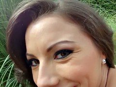 お尻, 美女, 美人, ディルド, ヨーロピアン, オマンコ, 剃毛, おもちゃ