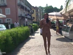 Erótico, Fetiche, Desnudo, Al aire libre, Público