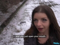 Garce, Noire, Sucer une bite, Hd, Pov, Public, Jarretelles, Suçant