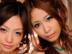アジア人, フェラチオ, 茶髪の, 毛深い, 手コキする, 日本人, なめる, オマンコ