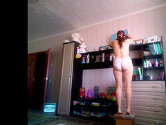 Amateur, Chubby, Dancing, Fat, Mom, Naked, Solo, Voyeur