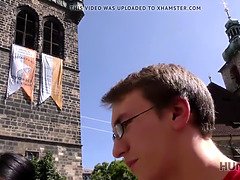 Amazed cuckold watches GF sex for money with...