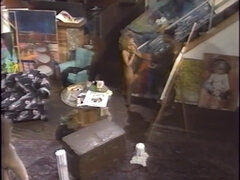 Blonde, Dingue, Tir de sperme, Queue, Interracial, Rétro, Pute, Rétro ancien