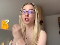 Leie, Sadomasochismus, Blondine, Frau, Weibliche domination, Pov, Solo