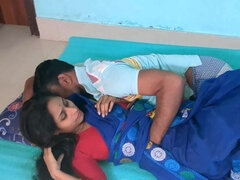 Fucking the Indian wife in missionary after oral sex