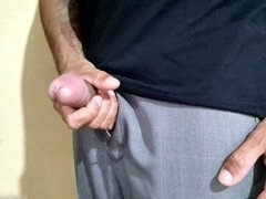 Leie, Grosser schwanz, Spermaladung, Papi, Fett, Schwul, Handjob, Masturbation