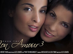Hypnotic Anissa Kate and Alexa Tomas at big natural tits scene