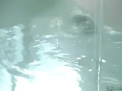 お尻, 浴室, Hd, レズビアン, なめる, オーガズム, オマンコ, オッパイの