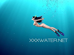 Chica, Tetas grandes, Morena, Público, Serbio, Chupando, Tetas, Bajo el agua