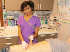 素人, デカチン, 茶髪の, 黒人, 指いじり, 手コキする, オナニー, ショートヘア