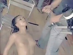 Viele männer bespritzen eine frau, Verein, Gruppensex