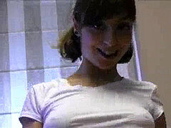 Blasen, Aufs gesicht abspritzen, Natürlichen titten, Spanisch, Flotter dreier