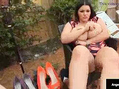 Gorda, Negro, Morena, Gordita, Masturbacion con pies, Interracial, Latina, Trio