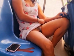 Leie, Braunhaarige, Bus, Latina, Milf, Erotischer film, Solo