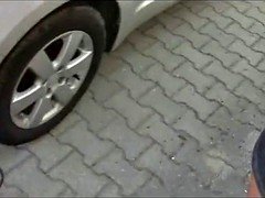 Verga grande, Mamada, Alemán, Al aire libre