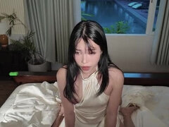 18, アジア人, イマラチオ, 農場, ヒール, オマンコ, ヤリマン, フェラする