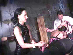 緊縛, ボンデージ, フェムドム, 指いじり, ドイツ人, オナニー, スパンキング, おもちゃ