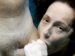 Spermaladung, Lecken, Rotschopf, Reiten, Unter wasser