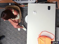 超カワイイ, 楽屋, 毛深い, オフィス, 小柄, ポリス, お仕置き, ユニフォーム