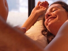 Passionate couple are making love in an HD clip